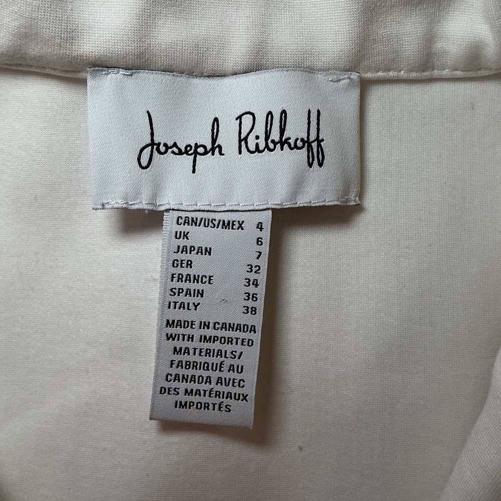 Joseph Ribkoff Elegant White Women's Blazer - Picture 7 of 8